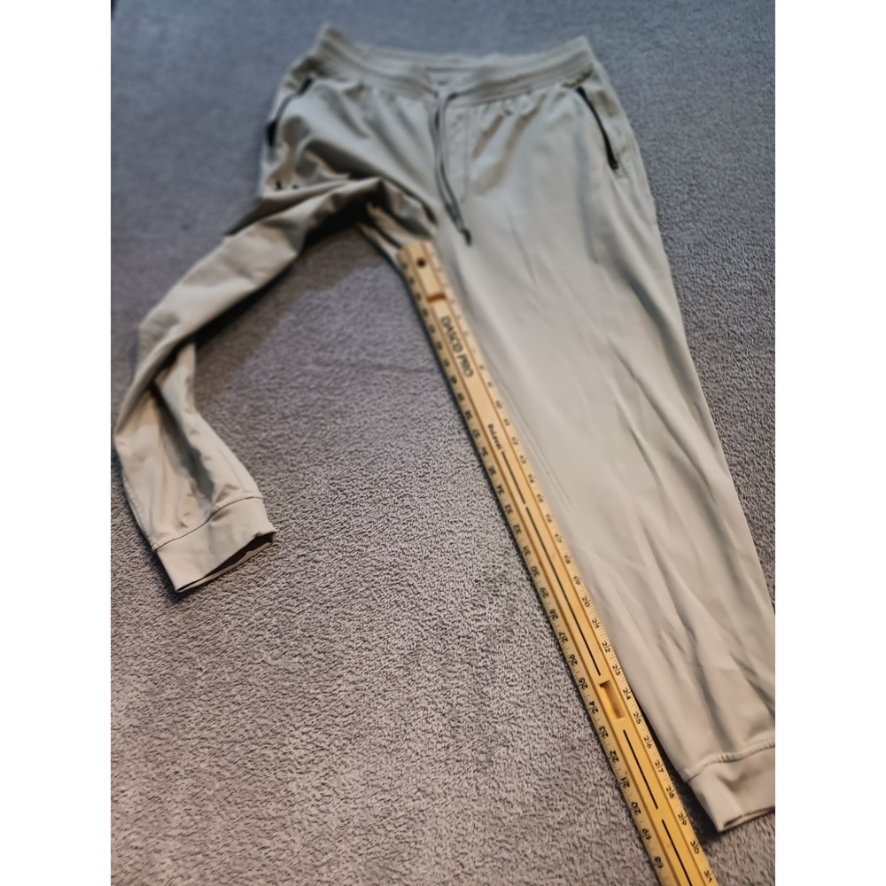 Under Armour Loose Fit Joggers Men XL Tall Beige Athletic Zip Tech Pants - Picture 8 of 9